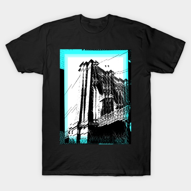 Refracted Bridge T-Shirt by L'Appel du Vide Designs by Danielle Canonico